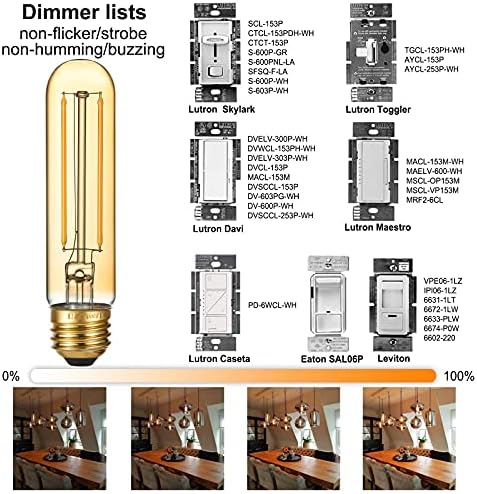Pacote LiteHistory do bulbo LED CA10 E12 LED LED e T10 LED BULB 4W = 40W E26 Edison Bulbo AC120V