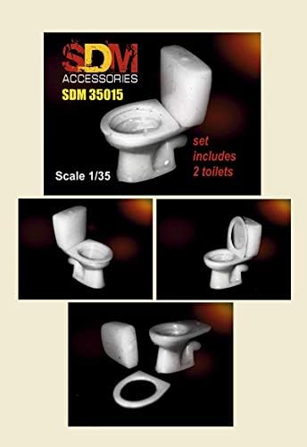 Dan Models SDM 35015-1/35 Toilet. Kit de escala 1:35 Set Número 1. 2 PCs