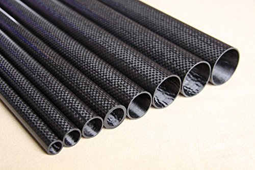 US Whabest 1pcs Tubo de fibra de carbono 3k de alto brilho 27 mm OD x 25mm ID x 1000 mm de comprimento/tubulação/tubo/eixo