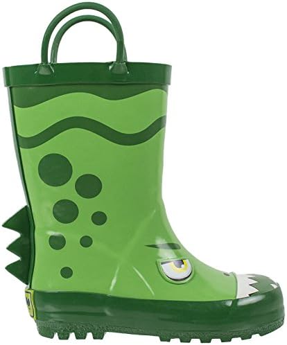 Botas de chuva de arco -íris para crianças, impressas todas as botas meteorológicas, de botas de borracha