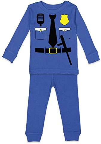 Roupa de policial - Conjunto de camisa e calças de crianças policiais