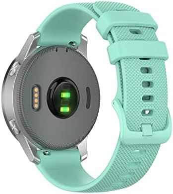 Pulseira de pulseira Rorffk de 20 mm para ticwatch e para Garmin Venu para Freerunner 645 Silicone Smartwatch