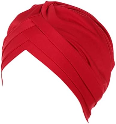 Capéu de cabeça casual feminino Capace de cabeceira muçulmana toupeiro de turbante toupeiro de tampa de turbante