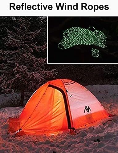 Barraca de mochila - Ayamaya impermeabilizada com 2 pessoas de camping ultraleve tendas com chuva
