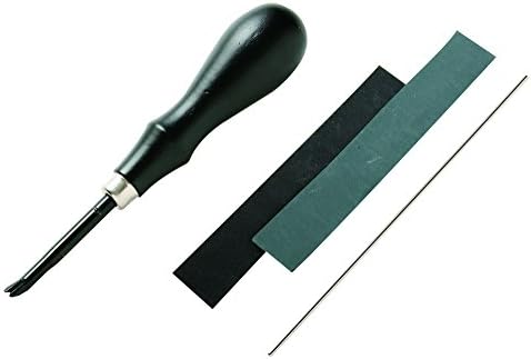 Craft sha ks séries de couro ousando ferramenta de bevell de 1,4 mm nº 4 deluxe couro de borda
