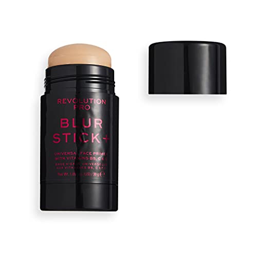Revolution Pro Blur Stick Plus, Primer para maquiagem FACE, minimizador de poros, acabamento fosco, deixa a pele