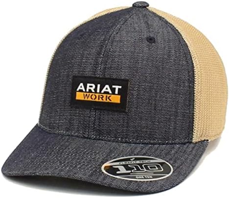 Ariat Work Patch Baseball Cap - Chapéu de caminhoneiro masculino ocidental