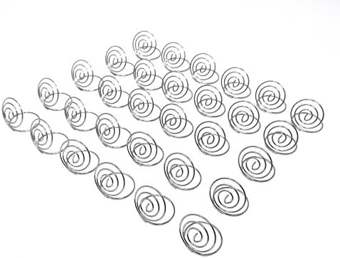 Honbay 30pcs anel de alça de tábua do número de tabuleiro artesanal de arame de arame NOTA DE