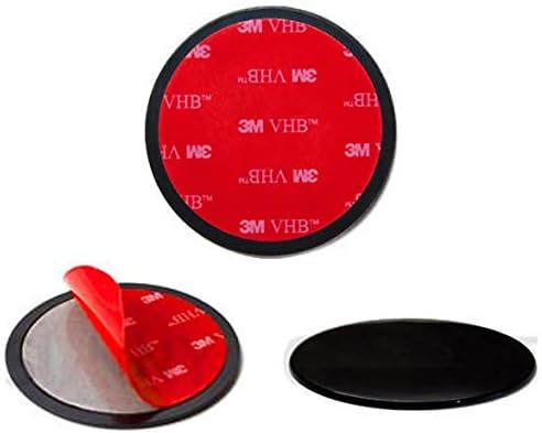 Navitech 80mm Circular Adhesive Universal Dash Disc Compatível com o uso com copos de sucção de pára -brisas