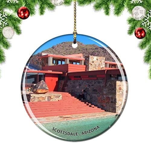 Weekino Arizona Scottsdale Aquário Fish USA Christmas Tree Ornamento Decoração pendurada Decoração