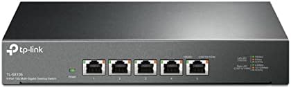 TP-Link TL-SX105 | 5 Porta 10g/Multi-Gig Switch Ethernet não gerenciado | Desktop/Wall-mont | Plug & play