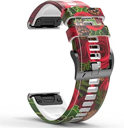FUFEMT PULTA BANDS SPEAS DE GARmin Fenix ​​5 5x mais 6 6x Pro 935 945 3HR Smart Watch Printing Sports Silicone