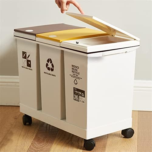 Renslat Lixo lata de cozinha Classificação de lixo de lixo de lixo de lixo de lixo Espaço em