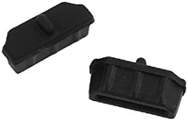 X-Dree 20pcs HDMI Black Silicone Stopper/Plug para proteger a porta de dados do PC (20pcs HDMI Black