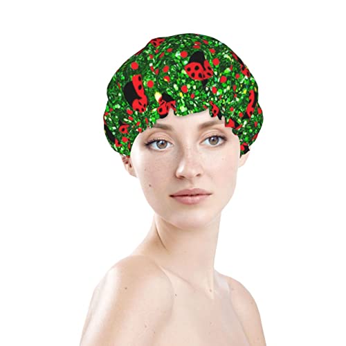 Mulheres reutilizáveis ​​Chaeiro de cabelo estriado ponto sem costura Animal vermelho camadas duplas