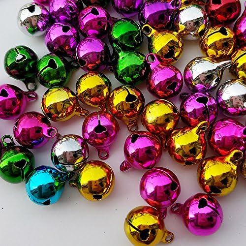 Chenkou Craft Copper 50pcs para o Natal Jingle Bell para pulseira de bracelete DIY Colares de colar de jóias