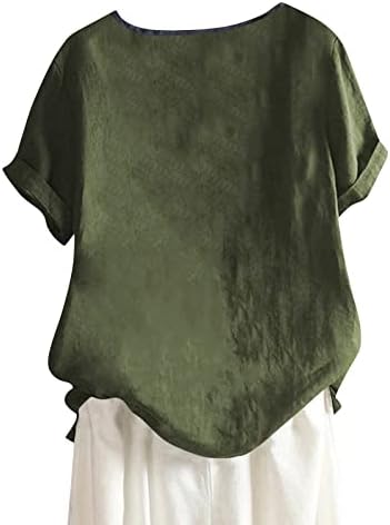 Moda feminina Casual Blusa Loose Basic Summer Tops confortáveis ​​Tops impressos Round Neck Camiseta