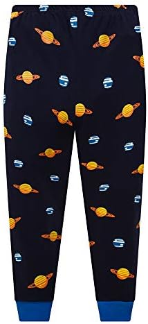 Pijama espacial de menino de menino conjunto algodão Dinosaur Sleepwear PJS 3-7T