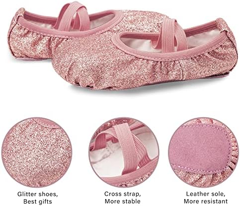Sapatos de balé Stelle para meninas sapatos de dança de balé de cetim para criança/crianças pequenas/menores