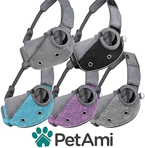 Petami Dog Sling transportador para cães pequenos, bolsa de estilingue por carroceria, bolsa de