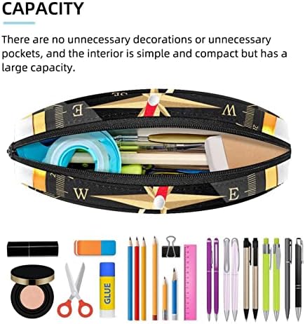 Pen Holder Compass lápis Lápis Caixa de capa de caneta Bolsa de maquiagem
