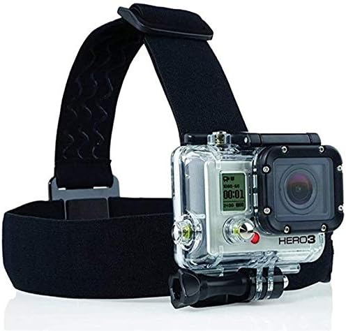 Navitech 8 em 1 Ação Câmera de acessórios Kit Combo com estojo cinza - Compatível com câmera de ação profissional