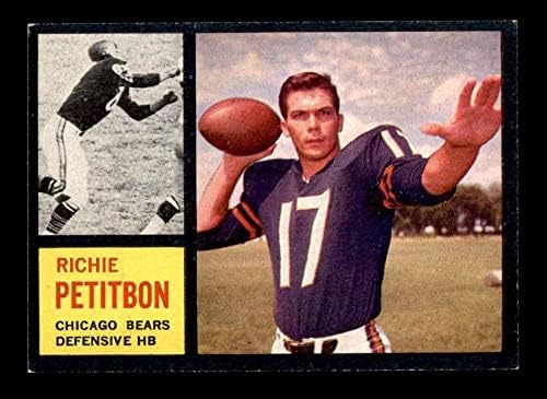 1962 Topps 23 Richie Petitbon Chicago Bears Ex/Mt Bears Loyola