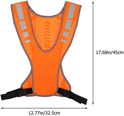 Besportble Reffortive Vest LED Reflexivo Colete Ajuste Ajuste Elastic Security Gear