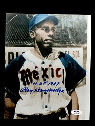 Ray Dandridge PSA DNA COA assinado 8x10 foto Hof 1987 Autograf - fotos MLB autografadas