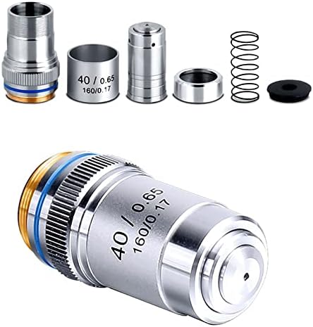 Kit de acessórios para microscópio para adultos 4x 10x 20x 40x 60x 100x Achromatic Lens Lens Microscopes