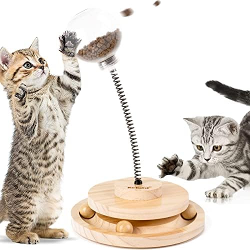 Kelutd Cat Toys, brinquedos interativos para alimentadores de gatos, brinquedos para animais de estimação,