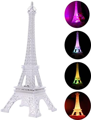 Ledmomo Eiffel Tower Nightlight Decoration Decoration Planking LED LUZ COLORIA NOITE