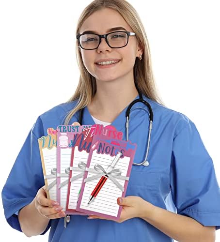 8 sets enfermeiro bloco de notas de enfermeira mort bloco de notas com seringa canetas de esferográfica com