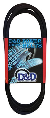 D&D PowerDrive D72 Cinturão de substituição branca, d, 1 banda, 77 de comprimento, borracha