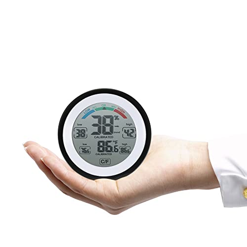 HNKDD Termômetro digital Higrômetro de temperatura Medidor de umidade máx.