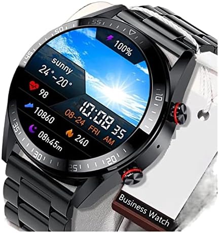 UMCP 454 * 454 Screen Smart Watch sempre exibe o tempo Bluetooth Call Local Music SmartWatch para homens compatíveis