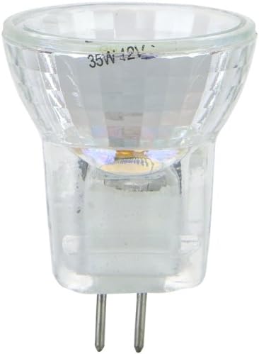 Sunlite 03194 MR8 Bulbo refletor de halogênio, 20 watts, 10 ° Spot, 12 volts, vida útil de 2000 horas,