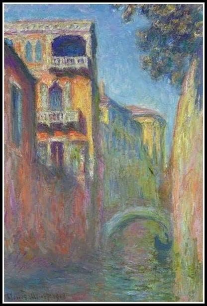 Venice Rio de Santa Saluta Pintura de Kits de pintura de diamante Claude Monet para adultos, arte de