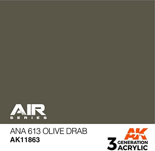 AK Acrylics 3Gen Aircraft AK11863 ANA 613 Drab Olive