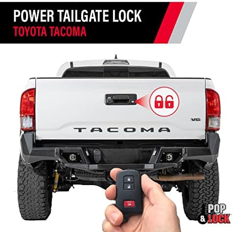 Pop & Lock-Lock de porta traseira de energia com plug and play t-Harness-Toyota Tacoma se encaixa nos modelos
