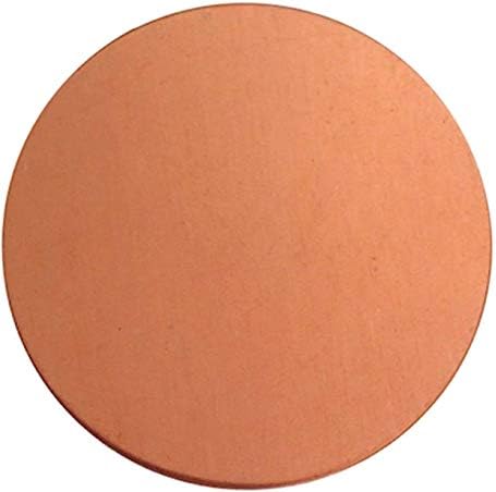 Yiwango puro cobre placa redonda placa de placa metálica Material de corte espessura de 3 mm de diâmetro100