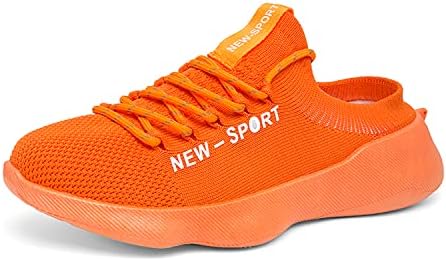 JiDUowang Kid's Running Tennis Lightweight Breathable Sport Athletic 450 Walking Sports Sapatos da moda, A8 Red,