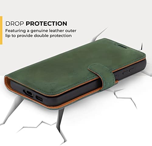 Caixa de couro Samsung Galaxy S23 Plus de cobra | Caixa de telefone da carteira de couro genuína com suporte