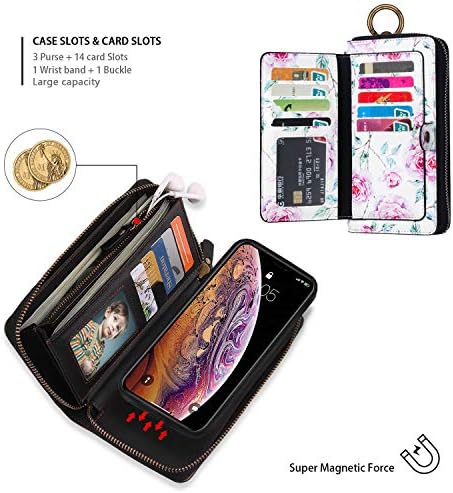 Litou AIFENGCASCE CASA COMPATÍVEL com iPhone 12/iPhone 12 Pro, carteira de carteira para homens
