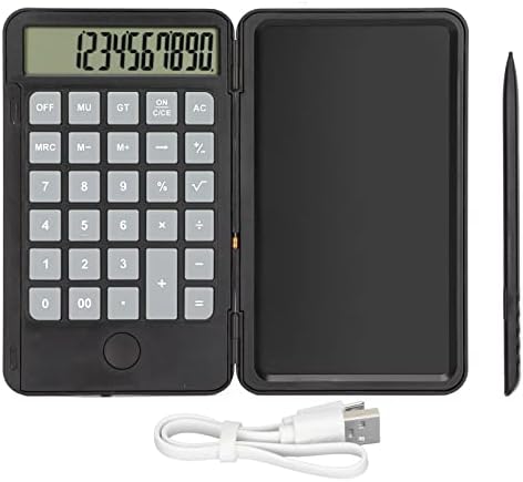 Calculadora bloco de notas 2 em 1 6.5in pequeno botão portátil portátil reutilizável Proteção de visão
