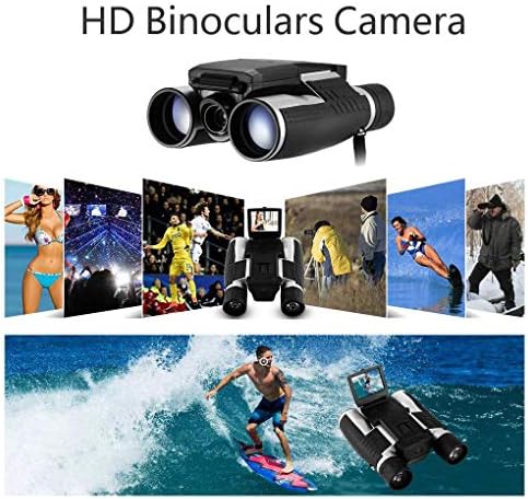 Binóculos de câmera digital, binóculos de exibição LCD de 2 ”eoncore para adultos 12x32 5mp Video Photo Recorder