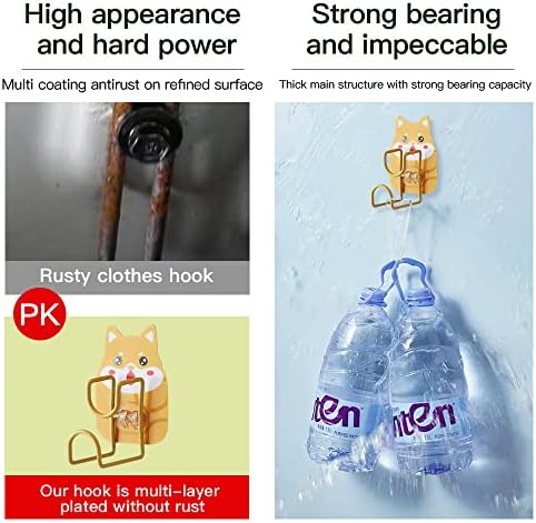 4pcs Modelos mais recentes ganchos adesivos ganchos de lavagem ganchos de animais fofos