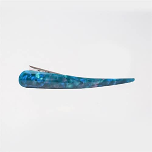 Tazsjg colorido barrette buzina clipe de cabelo acrílico longa panela de gancho de cabelo de chuveiro suporte