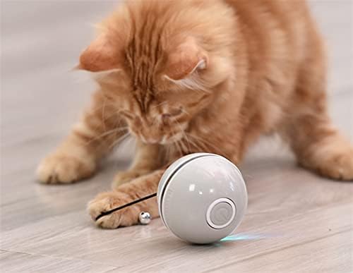 Jinyawei Electric Cat Toy Ball Interactive USB carregamento automaticamente girando gato tocando brinquedo