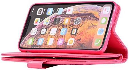 Phezen Case para iPhone SE 2020 Wallet Case, Sparkle Bling Glitter PU Flip Folio Protetive Case
